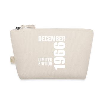 Retro Geburtstagsgeschenk - Dezember 1966 - Bio-Täschchen - Natur - Vorne