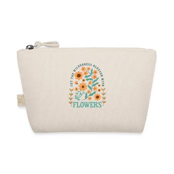 🌸 Lass die Wildnis mit Blumen blühen, Jesaja. - Bio-Täschchen - Natur - Vorne
