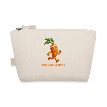 Run like a carrot - Organic Pouch - nature - Front
