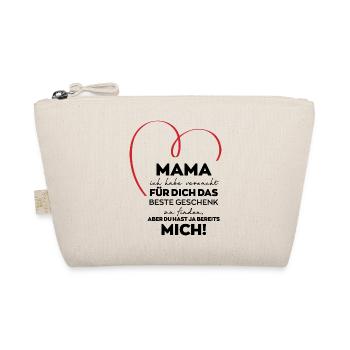 Mama lustiges Geschenk - Bio-Täschchen - Natur - Vorne