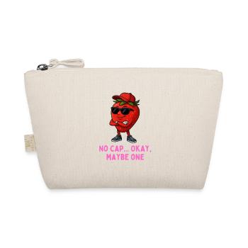 Coole Erdbeere Sonnenbrille Cap Mütze karikatur - Bio-Täschchen - Natur - Vorne