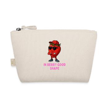 In Berry Good Shape Strawberry with Sunglasses - Organic Pouch - nature - Front