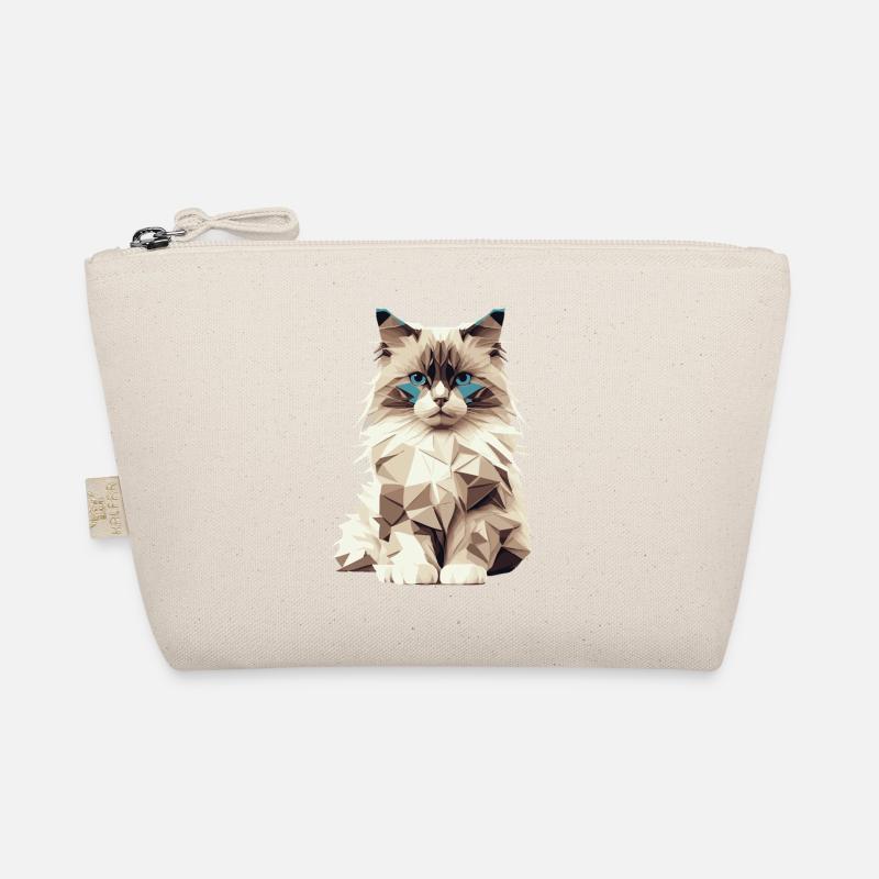 Chat géométrique – Motif de chat élégant en polygone Trousse biologique
