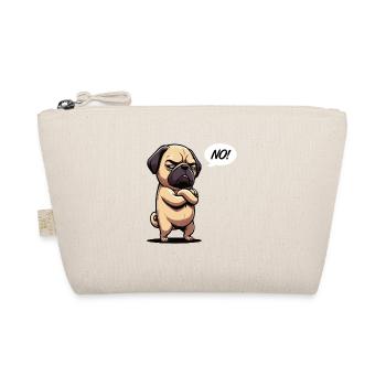No Pug Pugs Pug Owner Pug Lover Pug Dog - Organic Pouch - nature - Front