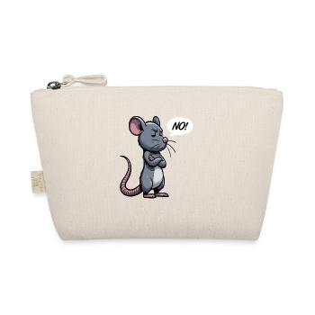 No Rat, Ratten, Rattenbesitz, Rattenliebhaber, Rattenliebhaber - Organic Pouch - nature - Front
