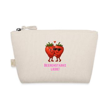 Beerenstarke Liebe - Erdbeer Duo - Bio-Täschchen - Natur - Vorne