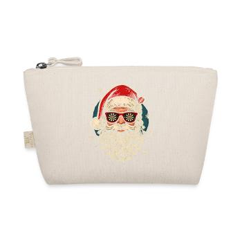 Darts Santa Claus - Funny Christmas Gift - Organic Pouch - nature - Front