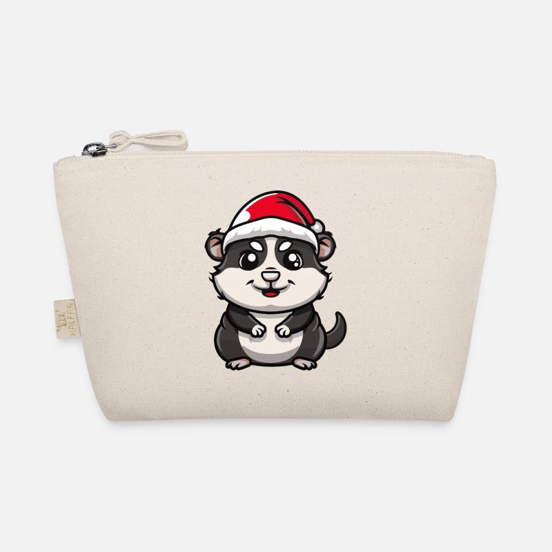Hamster Weihnachten Bio-Täschchen