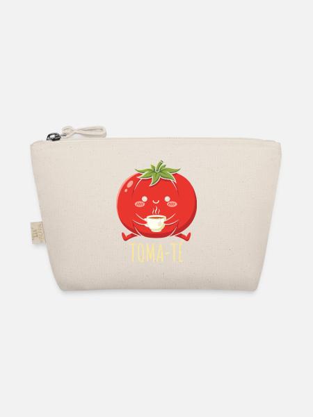 Funny Maestra School Spanish Teacher - Organic Pouch - nature - Front