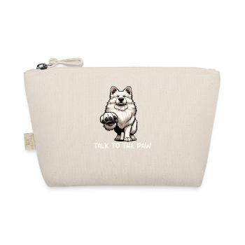 Talk to the Paw White Shepherd - Organic Pouch - nature - Front