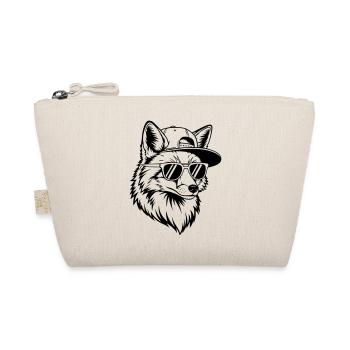Cool fox with cap and sunglasses - Organic Pouch - nature - Front