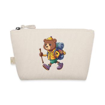Petit ours mignon randonnée camping camping Backpacker - Trousse biologique - nature - Devant