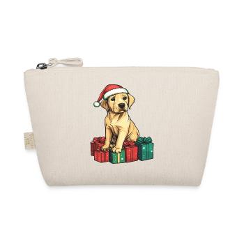 Labrador Hund Weihnachten Geschenke - Bio-Täschchen - Natur - Vorne