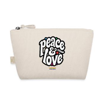 PEACE LOVE #5 - let's talk - Organic Pouch - nature - Front