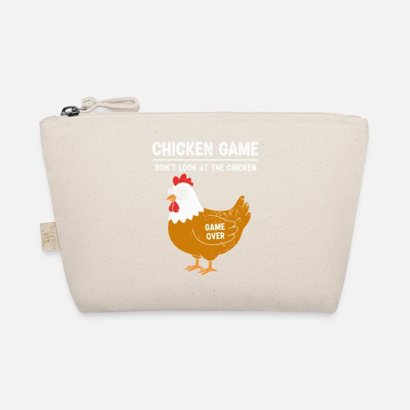 Funny chicken design for chicken fans Organic Pouch