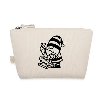 Gingerbread Baking Gnome - Organic Pouch - nature - Front