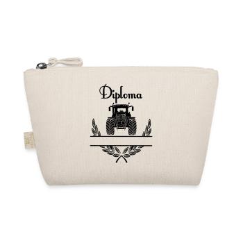 Diploma Tractor – Namensraum - Bio-Täschchen - Natur - Vorne