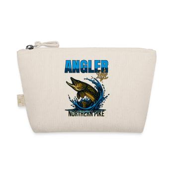 Angler Life | Northern Pike Fish - Organic Pouch - nature - Front