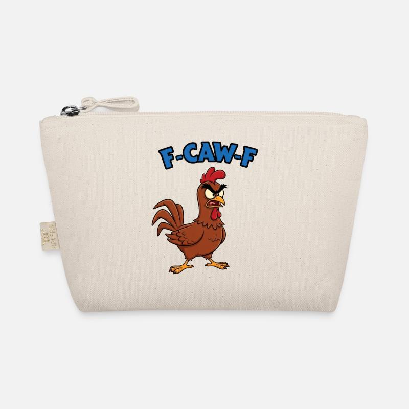 F-CAW-F Hahn - Meme Chicken Illustration Bio-Täschchen