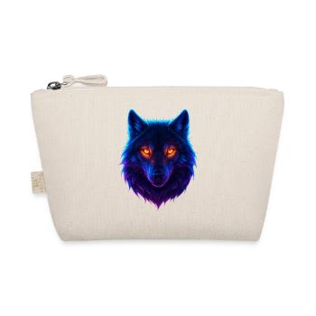 Neon Wolf's Aurora Eyes - Organic Pouch - nature - Front