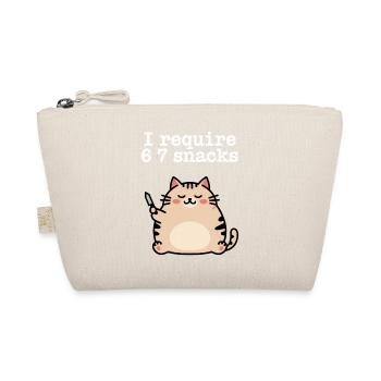 6-7 Internet Meme 6 7 Snack Cat - Organic Pouch - nature - Front