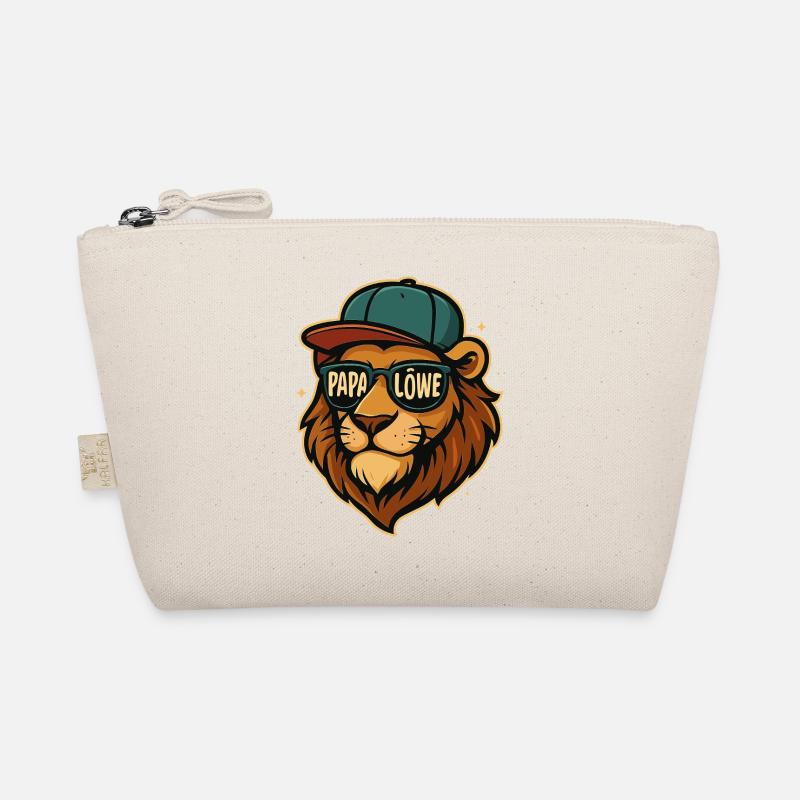 Löwen Vater Papa Löwe König Stark Süß Geschenk Organic Pouch