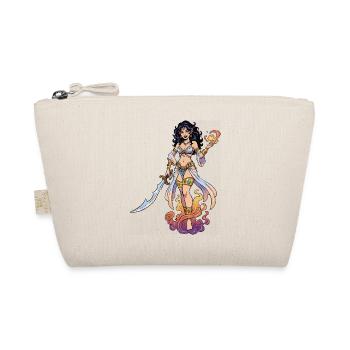 Orientalische Cosplay-Heldin mit Schwert - Bio-Täschchen - Natur - Vorne