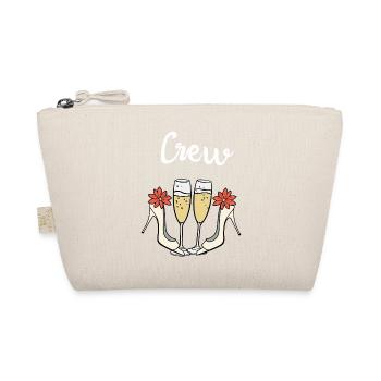 Équipe nuptiale, talons hauts & Prosecco, ambiance mariée, enterrement de vie de garçon - Trousse biologique - nature - Devant