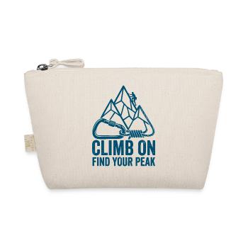 Climb On: Find Your Peak - Organic Pouch - nature - Front