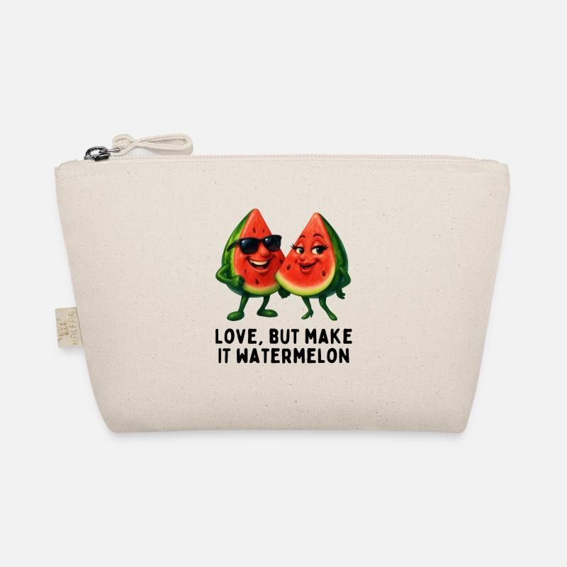 Love, but Make It Watermelon Bio-Täschchen
