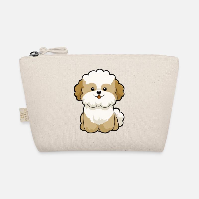 Chibi Poodle Pal Mascot Organic Pouch