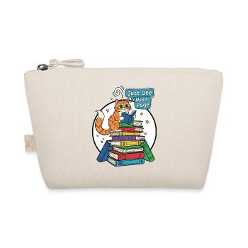 Cat reader: Just one more page - Organic Pouch - nature - Front