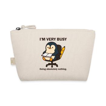 Very Busy Penguin - Organic Pouch - nature - Front