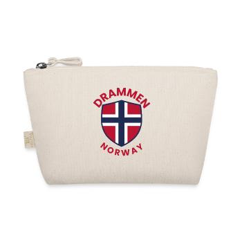 Drammen Norway Shield Emblem - Organic Pouch - nature - Front