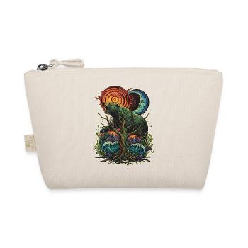 Forest Spirit Bear and World Tree - Organic Pouch - nature - Front