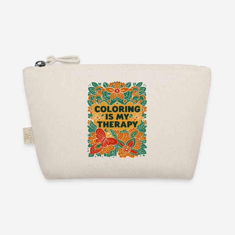 Coloring is my Therapy Organic Pouch