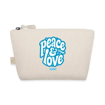 PEACE LOVE #3 - let's talk - Organic Pouch - nature - Front