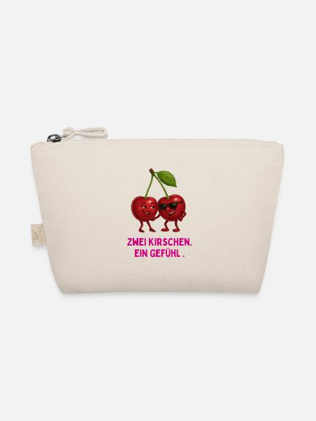 Deux cerises, un sentiment - Trousse biologique - nature - Devant