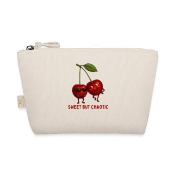 Cherry Duo: Sweet & Chaotic - Organic Pouch - nature - Front