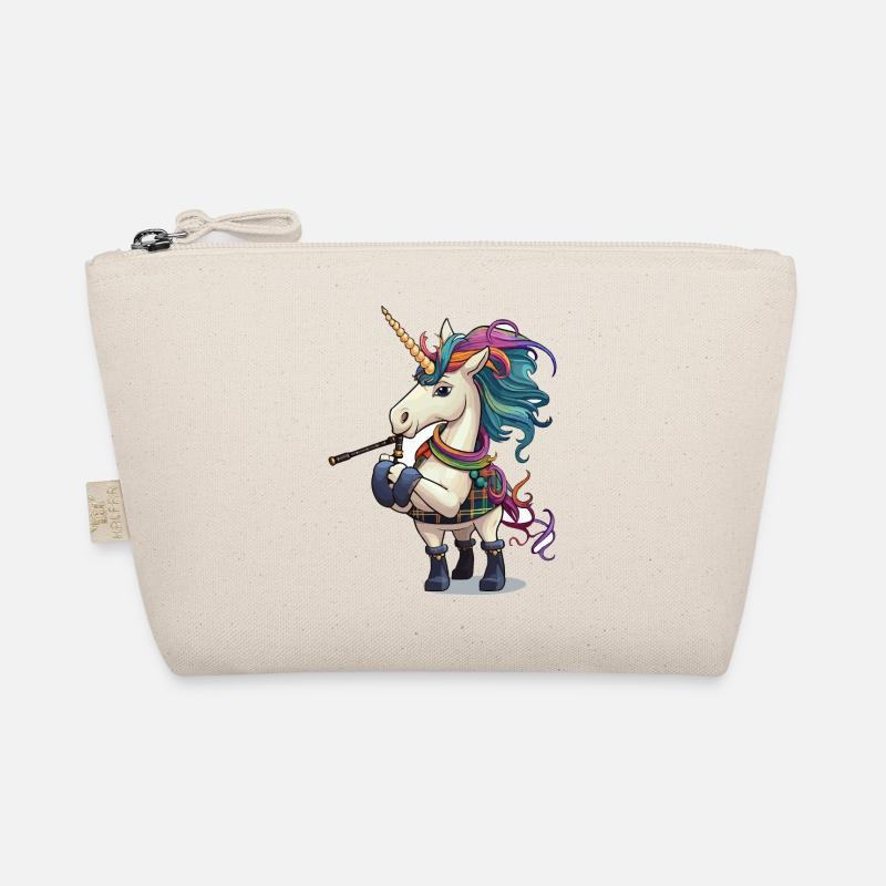 Bunter Einhorn Dudelsack Bio-Täschchen
