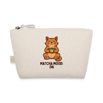 Matcha Mood Cat avec tasse à thé - Trousse biologique - nature - Devant