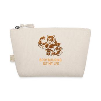 Bodybuilding Is My Life – Bear - Organic Pouch - nature - Front