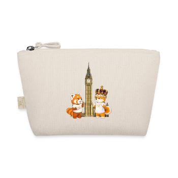 Lazy & Grumpy in London - Organic Pouch - nature - Front