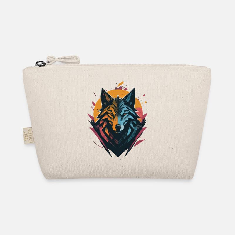Loup double face soleil lune Trousse biologique
