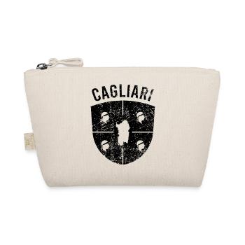 Cagliari souvenir t-shirt Sardinia gift design - Organic Pouch - nature - Front