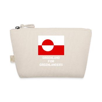 Emblème du cercle du drapeau du Groenland - Trousse biologique - nature - Devant