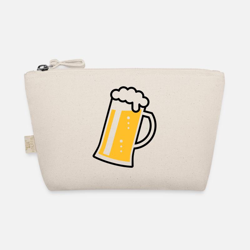 Maßkrug (Bier / Bierseidel / Bierglas / R /// 2C)  Bio-Täschchen