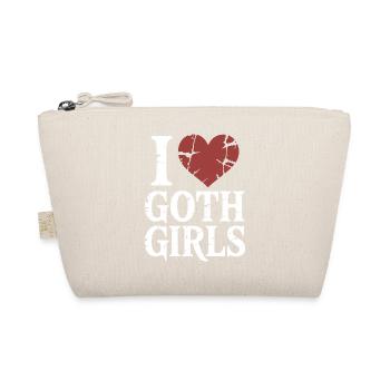 I Heart Goth Girls - Organic Pouch - nature - Front