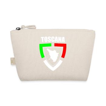 Souvenir toscane en t-shirt tricolore d’Italie - Trousse biologique - nature - Devant