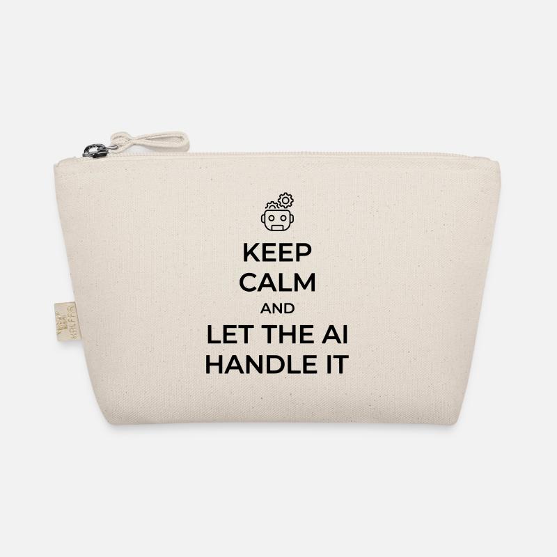 Lass die KI das regeln – sarkastischer Technik-Witz Bio-Täschchen